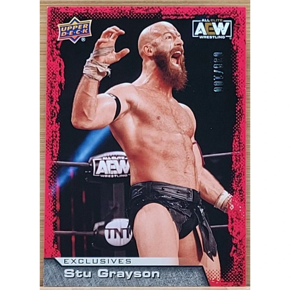 2022 UPPER DECK AEW STU GRAYSON EXCLUSIVES #D/100